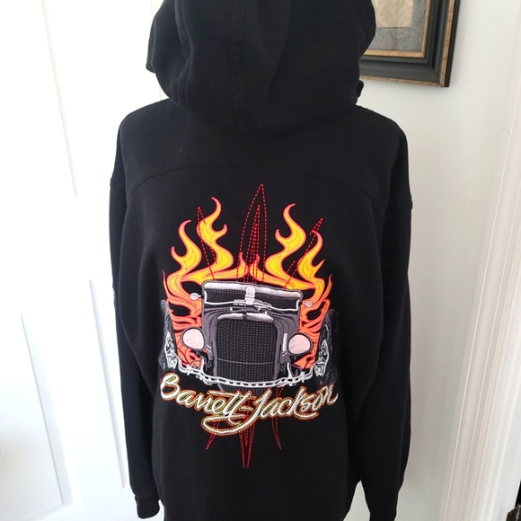 Barrett Jackson Auctions 4XL Jacket with hood full zip Car Collectors - Picture 5 of 6
